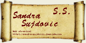 Sandra Šujdović vizit kartica